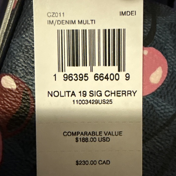 Nolita 19 In Signature Canvas With Cherry Print - Picture 6 of 6